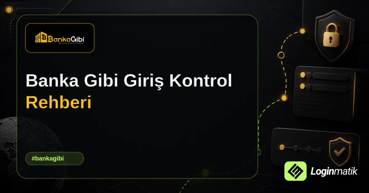 Banka Gibi Giriş Kontrol Rehberi - Banka Gibi Loginmatik rehber görseli