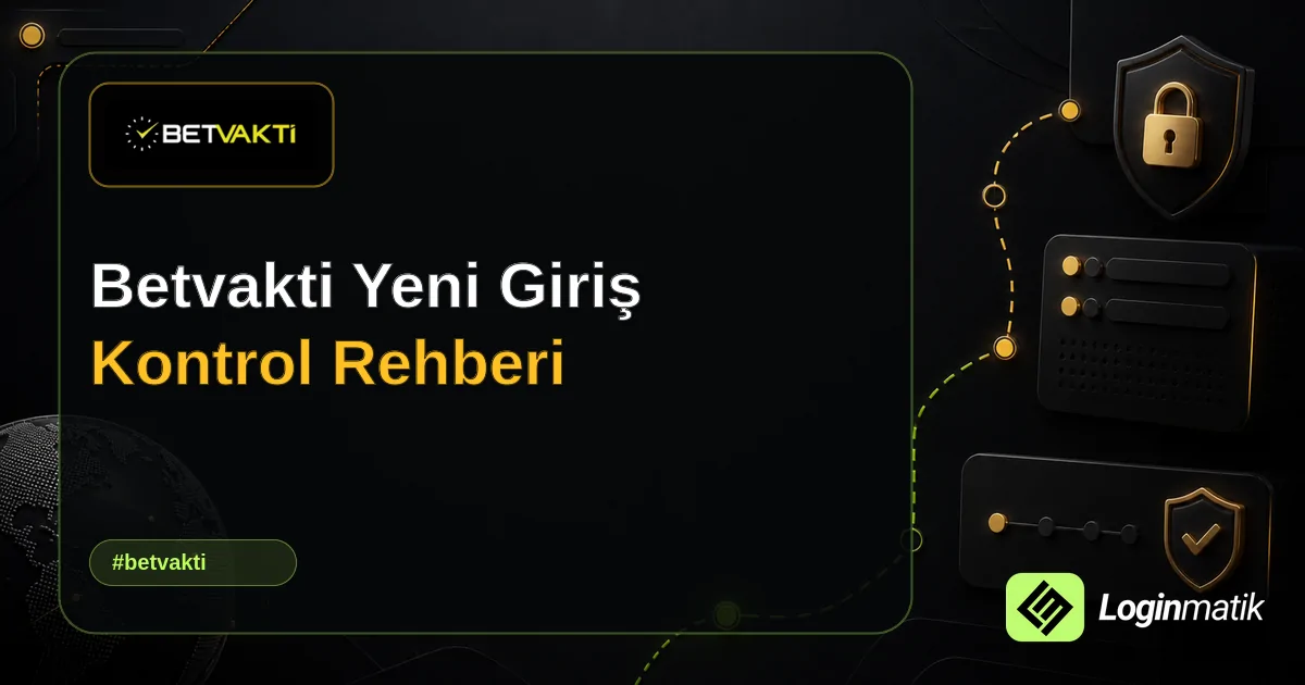Betvakti Yeni Giriş Kontrol Rehberi - Betvakti Loginmatik rehber görseli