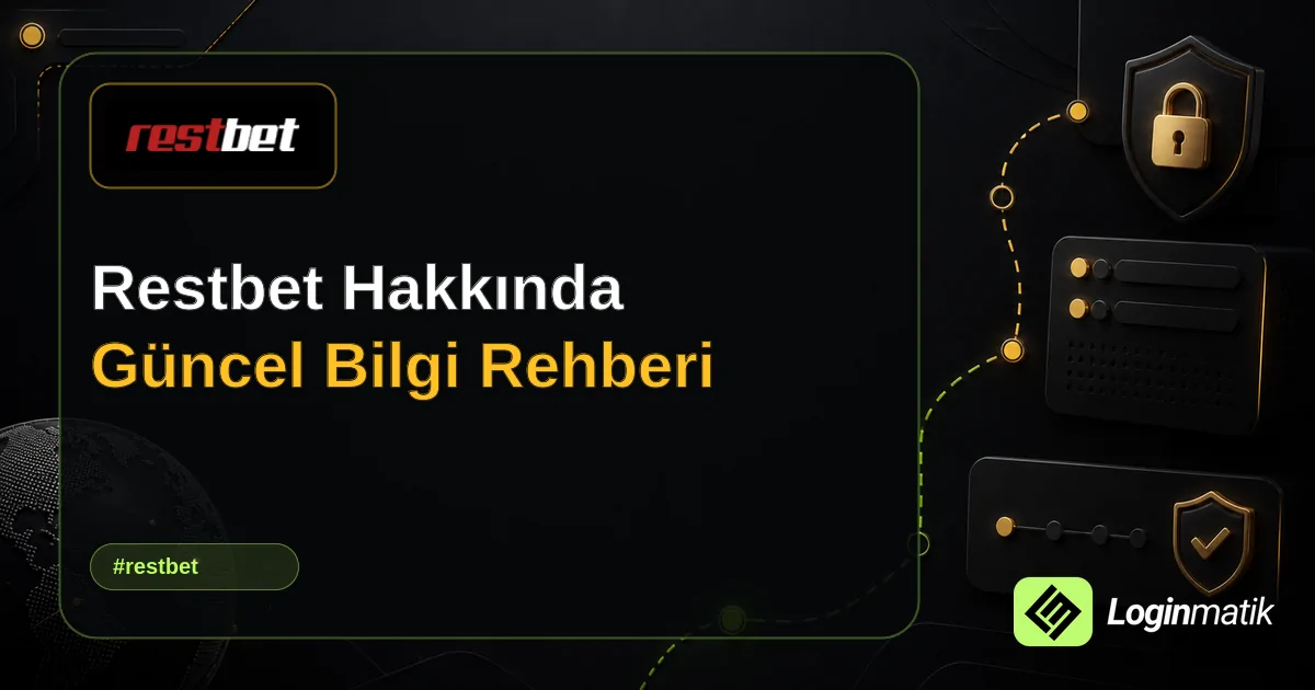 Restbet Hakkında Güncel Bilgi Rehberi - Restbet Loginmatik rehber görseli